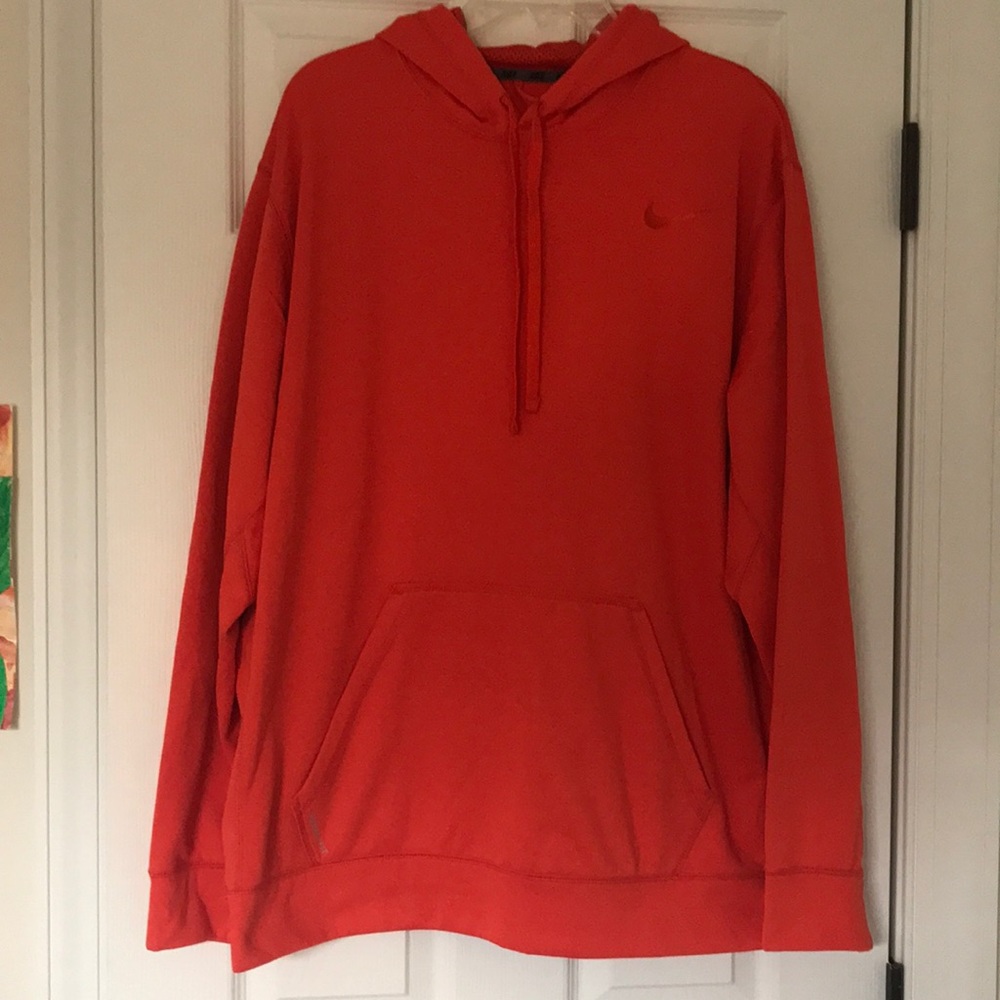 🧡NIKE THERMA-FIT MENS ORANGE XXL HOODIE🧡